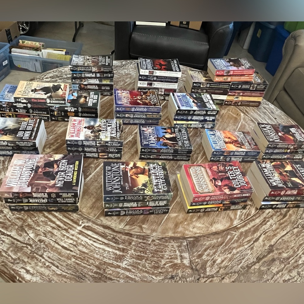 William Johnstone Books - Westerns